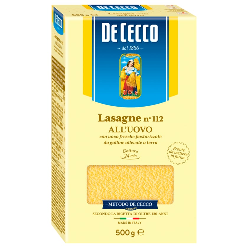 De Cecco Lasagne n.112 500g